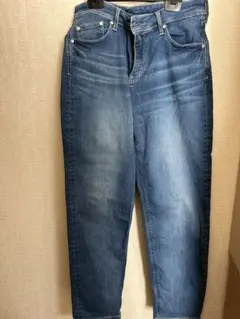 ブルーデニム ストレートパンツ Lサイズ