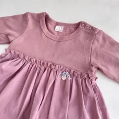 値下げしました！【petit main】ピンクの長袖　チュニック90cm