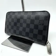 【極美品✨】ルイヴィトン　ダミエグラフィット　ジッピー オーガナイザー 黒