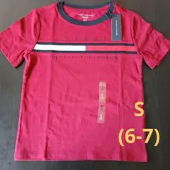 正規店購入 TOMMY HILFIGER 半袖 Tシャツ S　110 120 赤