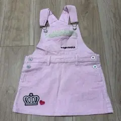 BABYDOLL ピンクオーバーオール 110cm