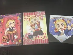鬼滅の刃　煉獄杏寿郎 ハロウィン&夏休みポストカード&クリスマスガーランド