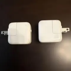 Apple純正 10W 電源アダプター 2個まとめ　2月14日まで