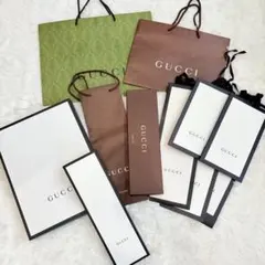 GUCCI ショッパー3枚セット 紙袋 ショップ袋 まとめ売り 赤 グッチ