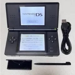 0W【清掃&動作確認済】Nintendo DS Lite ジェットブラック本体