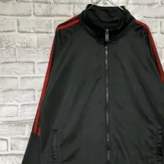 ジャージ　トラックジャケット　ブラックL 87
