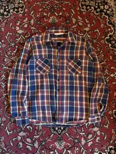 70s sears ヘビーネル チェックシャツ Lのサムネイル