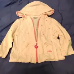 ミキハウス 女の子 パーカー 春秋 100