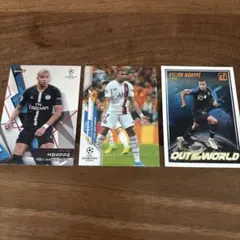Kylian Mbappe Topps Panini 3枚セット