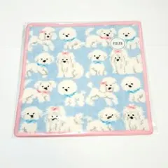 【限定色】FEILER ラブラリーバイフェイラー ハンカチ モフモフワンチャン