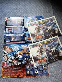 【映画】「名探偵コナン　ハイウェイの堕天使」フライヤー②枚＋コナン新聞②部