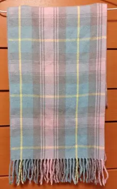 マフラー　チェック柄