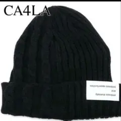 CA4LA ニット帽 MIXED SS KNIT ブラック