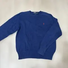Polo by Ralph Lauren 青 セーター Sサイズ vintageのサムネイル