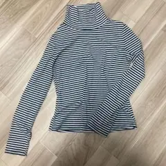 SHEIN ストライプ タートルネック L