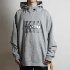 Karl Kani メタリックロゴフーディーパーカー グレー/VW366のサムネイル