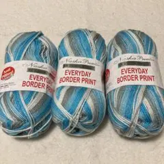 エブリデイ ボーダープリント　COL 502　３玉