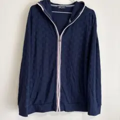 BEAMS HEART ジップアップパーカー ネイビー MENS Lサイズのサムネイル