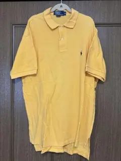 Polo by Ralph Lauren イエローポロシャツ Tシャツ M 古着