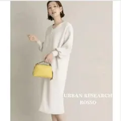 URBAN RESEARCH ROSSOパールボタンVネックワンピース 入学式
