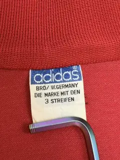 adidas アディダス デサント製 トラックジャケット 赤 S ビンテージ