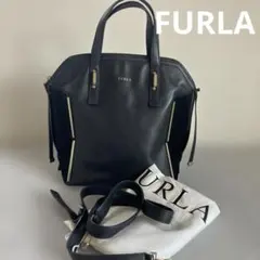 最終値下げ❣️FURLA 2way ショルダーバッグ 黒イタリア購入