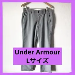 メンズ　アンダーアーマー　ゴルフ用グレーのパンツ32/36