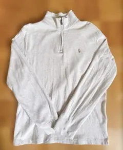 ポロ ラルフローレン ハーフジップ スウェット ESTATE RIB M