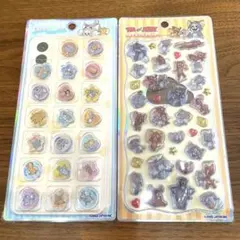 トムとジェリー　おはじきシール　プチドロップステッカー