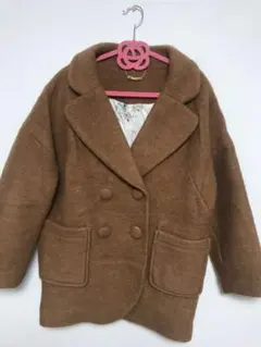 titty&Coコート♡ウールコート コクーンコート ブラウン ベージュ冬コート