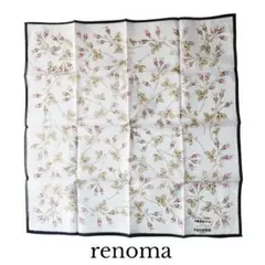 【未使用品/シール付】renoma レノマ　花柄レディースハンカチのサムネイル