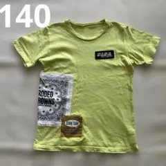 RODEO CROWNS 蛍光イエロー Tシャツ　140のサムネイル