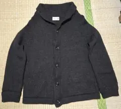 Adirondack ウールショールカーディガン ダークブラウン Mサイズ