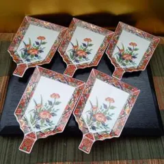 庫山窯 色絵手まり 羽子板皿 大皿 飾り皿 36㎝ - メルカリ