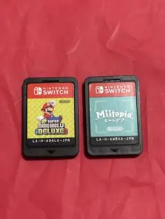 New スーパーマリオブラザーズ U デラックス + ミートピア 2本セット