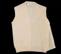 スコットランド製 90s Ballantyne カシミア ニットベスト 42のサムネイル