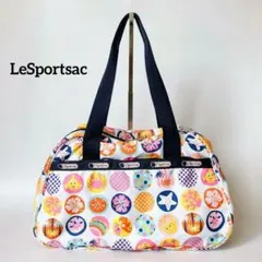 《美品》LeSportsac レスポートサック ボストンバッグ 肩掛け可のサムネイル