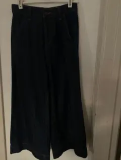 GU ジーユー デニム ワイドパンツ
