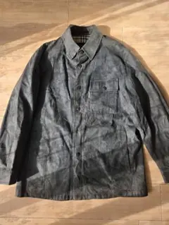 BURBERRY バーバリー スウェードレザー シャツ