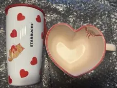 スターバックス スタバ 海外台湾2024バレンタイン 猫カップル