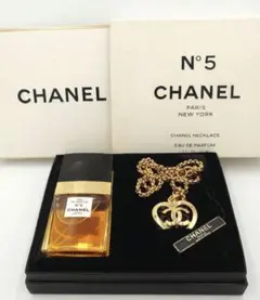CHANEL　シャネル　ハート　ネックレス　香水　ココマーク　ヴィンテージのサムネイル