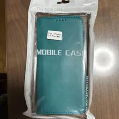 iPhone 14 Pro Max 手帳型ケース ターコイズ