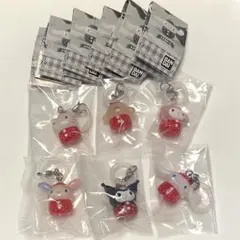 ガチャガチャ　サンリオ　いちごめじるしアクセサリー 全6種　コンプリート