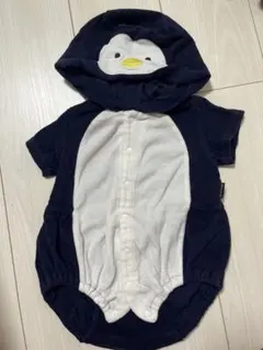 コムサ 半袖 ロンパース 70 ペンギン