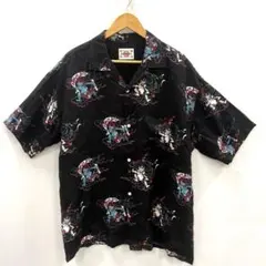 ■ FLAGSTUFF BUENA VISTA 風神雷神 アロハシャツ レーヨンのサムネイル