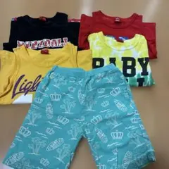 BABYDOLL タンクトップ＆ショートパンツ 5点セット