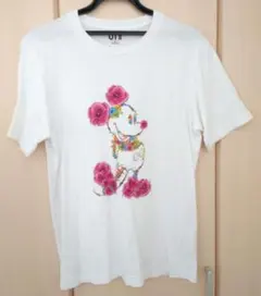UNIQLOユニクロ　Tシャツ　ミッキー　白Tシャツ