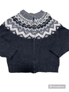 COMME CA ISM アルパカニットアウター90 ニットアウター90