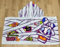 （未使用、注意点あり）ディズニーリゾート購入☆ドナルドダック☆フード付きタオル