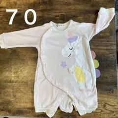 Croissance Bebe ユニコーンロンパース 70